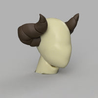 Narmaya Granblue Fantasy Cosplay Horns 3D Printed Cosplay Kit - Porzellan Props