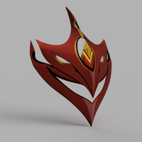 Genshin Impact Tartaglia Childe Cosplay Mask 3D Printed Kit - Porzellan Props