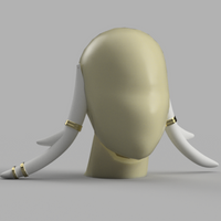 Genshin Impact Yanfei Antlers Horns Cosplay 3D Model STL File