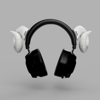 Ram Headphone Horns 3D Model STL File