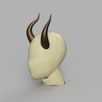 League of Legends LoL Blood Moon Evelynn Cosplay Horns 3D Model STL File - Porzellan Props