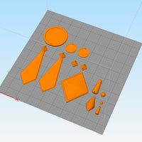 Fire Emblem Three Houses Cosplay Female Dancer Class Accessory Pack STL 3D Model for 3D Printing - Porzellan Props