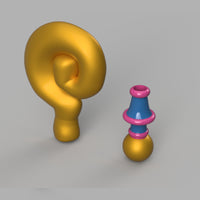 Dark Magician Girl Staff Yu-Gi-Oh 3D Model STL File - Porzellan Props