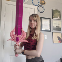 She Ra's Sword of Protection - 3 ft long 3D Printed Cosplay Kit - Porzellan Props