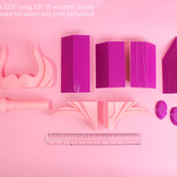 She Ra's Sword of Protection - 3 ft long 3D Printed Cosplay Kit - Porzellan Props