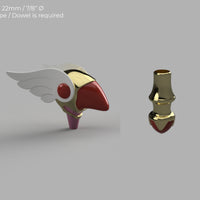 Cardcaptor Sakura Sealing Staff 3D Model STL File for Cosplay - Porzellan Props