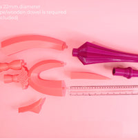 Sailor Moon Sailor Saturn Silence Glaive Staff 3D Printed Cosplay Kit - Porzellan Props