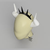 Helltaker Lucifer Cosplay Horns + Accessories 3D Model STL File Bundle - Porzellan Props