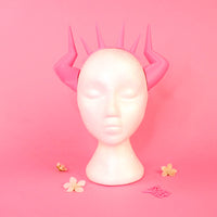 Helltaker Lucifer Cosplay Horns + Accessories 3D Printed Cosplay Kit DIY - Porzellan Props