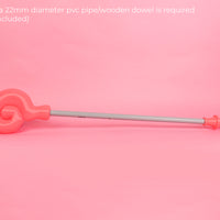 Dark Magician Girl Staff Yu-Gi-Oh 3D Printed Cosplay Kit - Porzellan Props