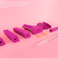 She Ra's Upgraded Sword of Protection S5 - 3.5 ft long 3D Printed Cosplay Kit - Porzellan Props