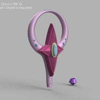 Glimmer's / King Micah's Staff - 3D Model STL File - Porzellan Props