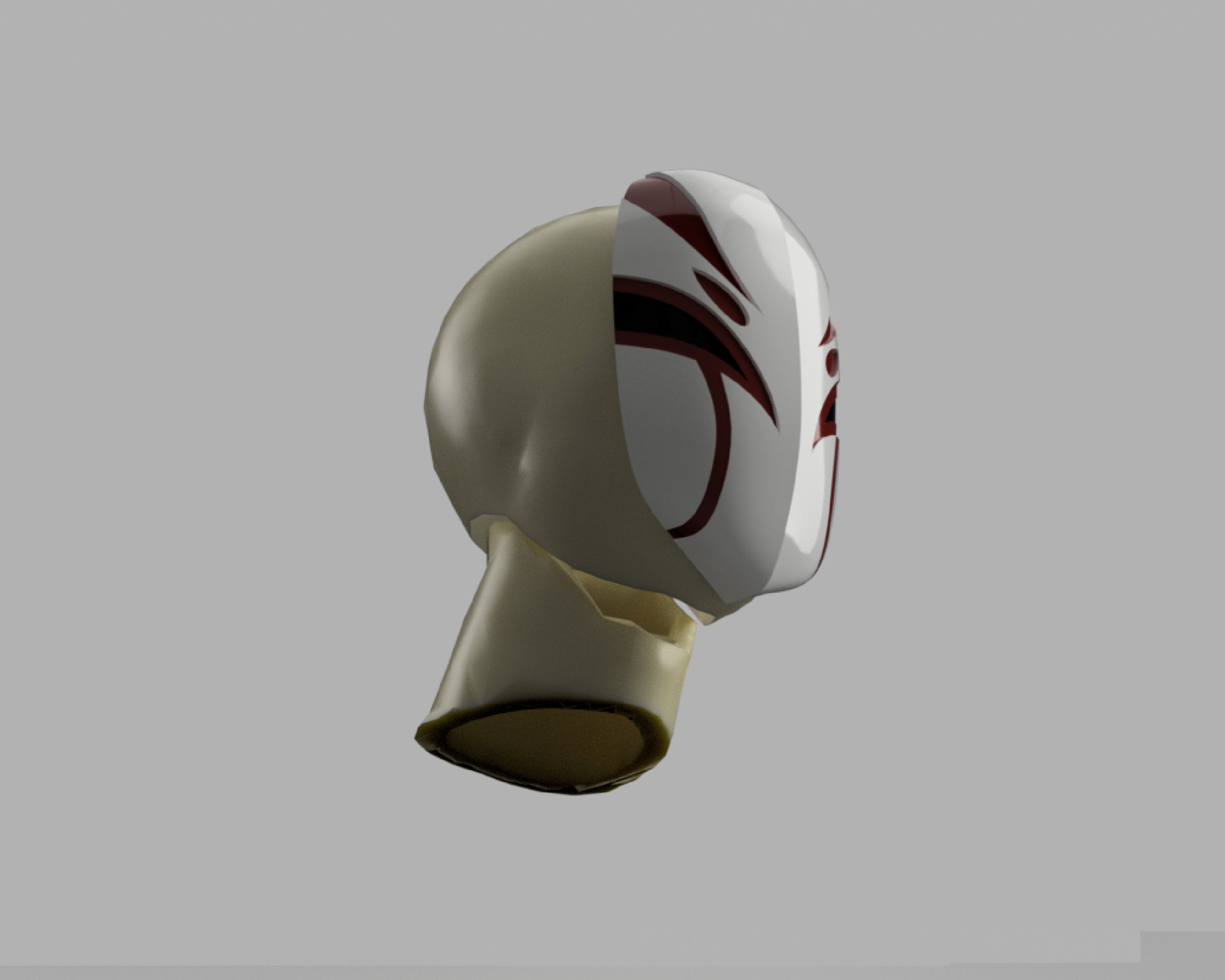 Star Wars Jedi Temple Guard Mask for Cosplay 3D model 3D printable