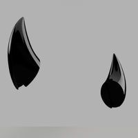 Helltaker Demon Cosplay Horns for Pandemonica, Modeus, Justice, Zdrada, and Malina 3D Model STL Files - Porzellan Props