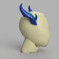 League of Legends LoL Spirit Blossom Yone Cosplay Horns 3D Model STL Files - Porzellan Props