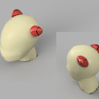 Asuka Evangelion Hair Clips 3D Model STL File - Porzellan Props