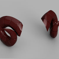 League of Legends LoL Spirit Blossom Kindred Cosplay Ram Horns 3D Model STL File - Porzellan Props