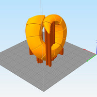 League of Legends LoL Spirit Blossom Kindred Cosplay Ram Horns 3D Model STL File - Porzellan Props