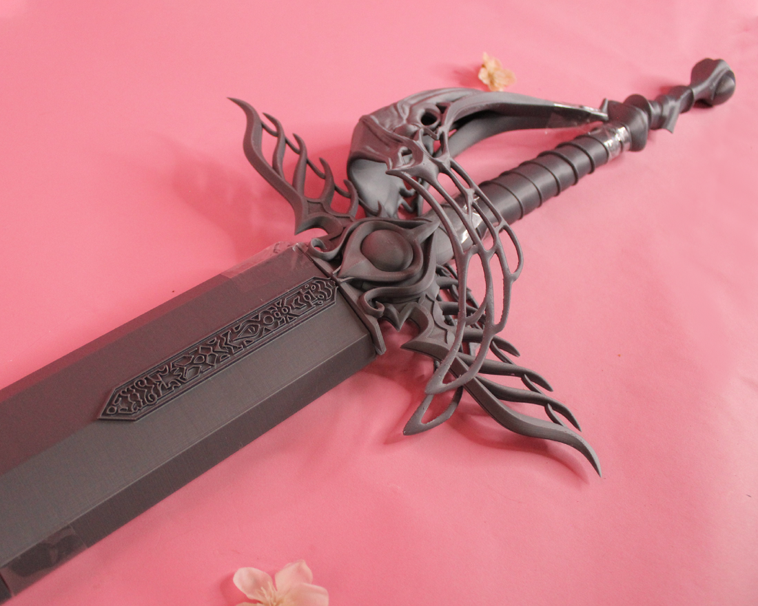 Crisis Core: Final Fantasy VII 7 Genisis Sword 4.5' long 3D Printed Cosplay Prop Kit