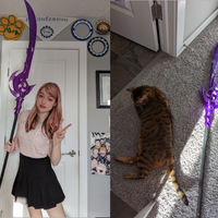 Genshin Impact Engulfing Lightning Cosplay Polearm 3D Model STL File