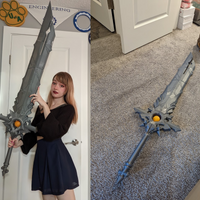 Genshin Impact Wolf's Gravestone Cosplay Sword 3D Printed Cosplay Kit