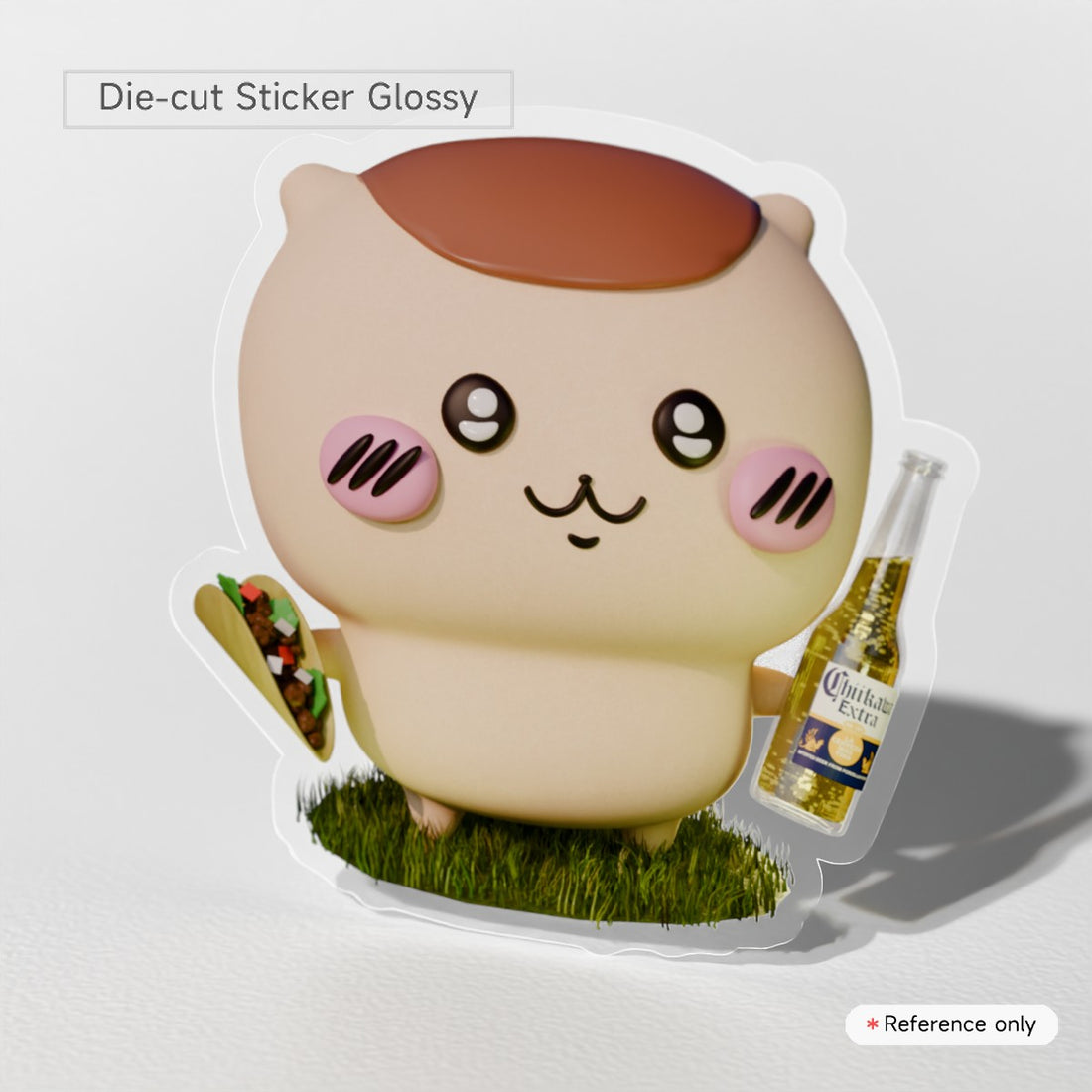 Kurimanju Clear 2.5" Vinyl Sticker