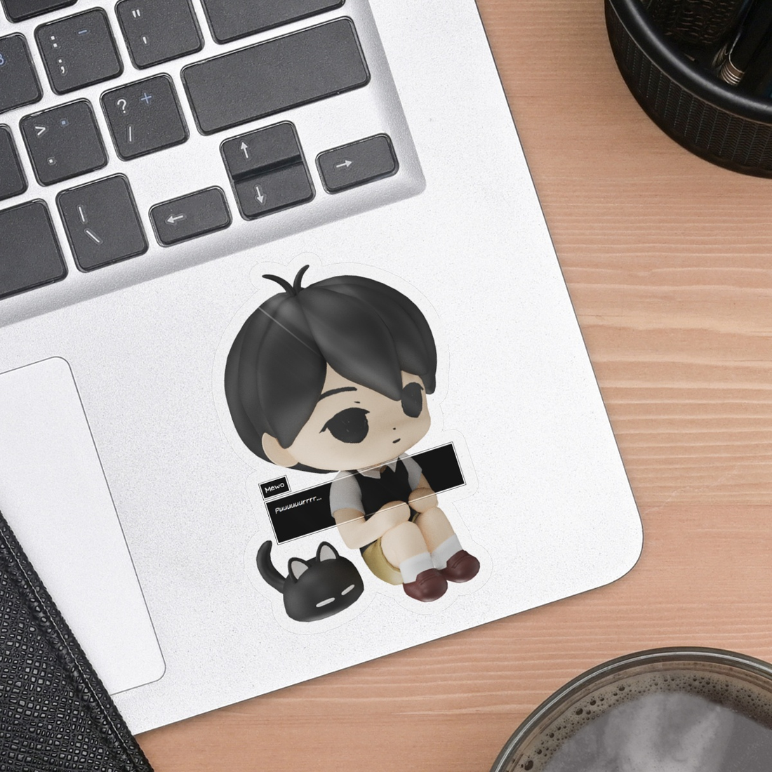 Sunny + Mewo Clear 2.5" Vinyl Sticker