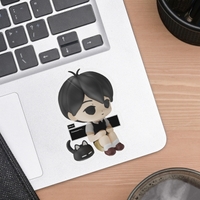 Sunny + Mewo Clear 2.5" Vinyl Sticker