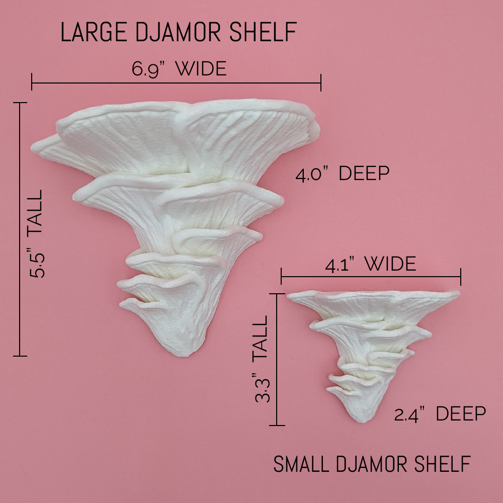 Djamor Mushroom Wall Shelf