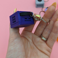 Cube Game Console Keychain