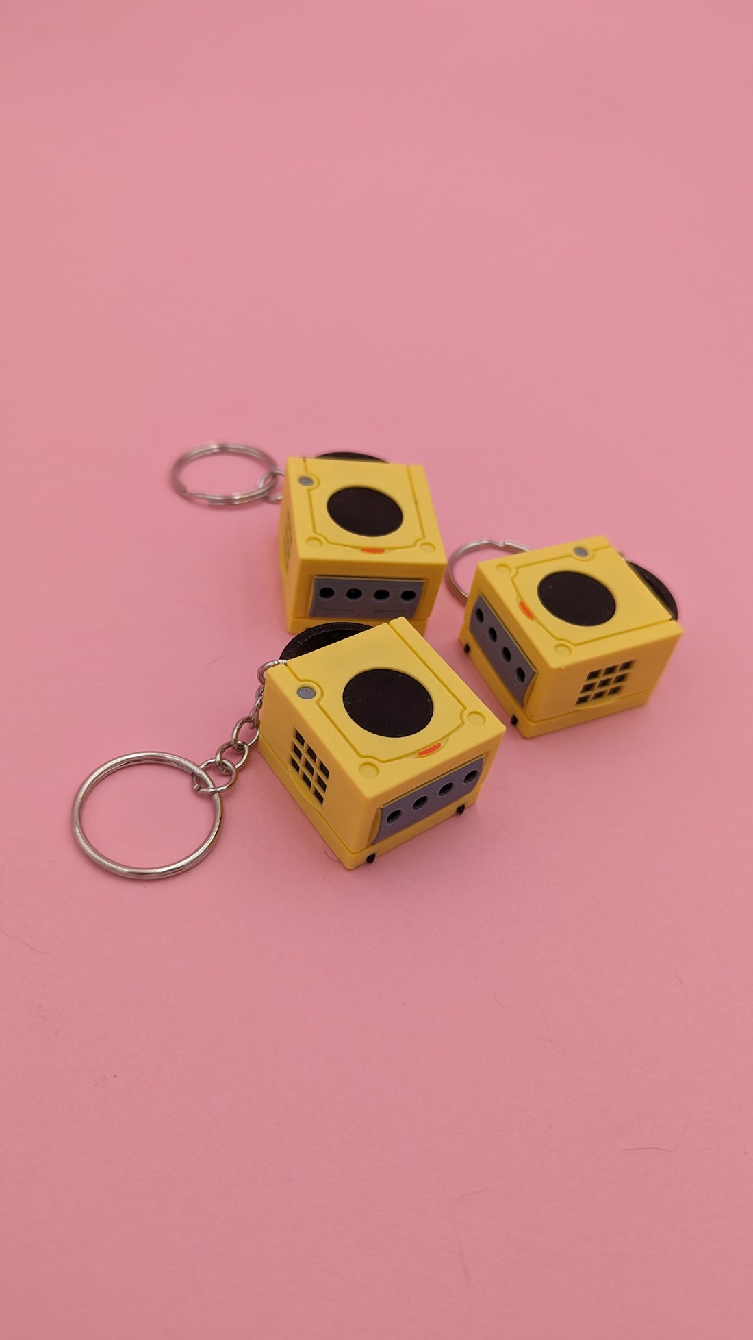 Cube Game Console Keychain