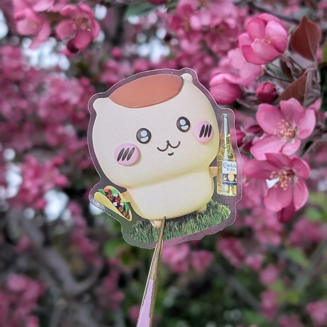 Kurimanju Clear 2.5" Vinyl Sticker
