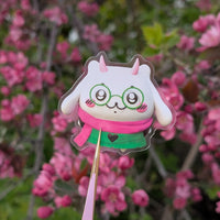 Ralsei Chii Clear 2.5" Vinyl Sticker