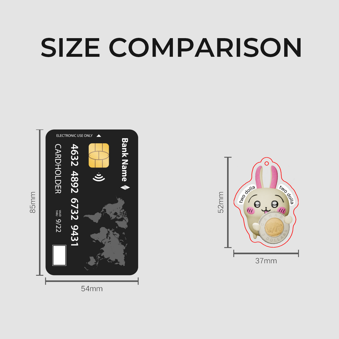 Two dolla Two dolla Acrylic Keychain