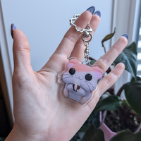 B GRADE Hamtaro Hamster Acrylic Keychain