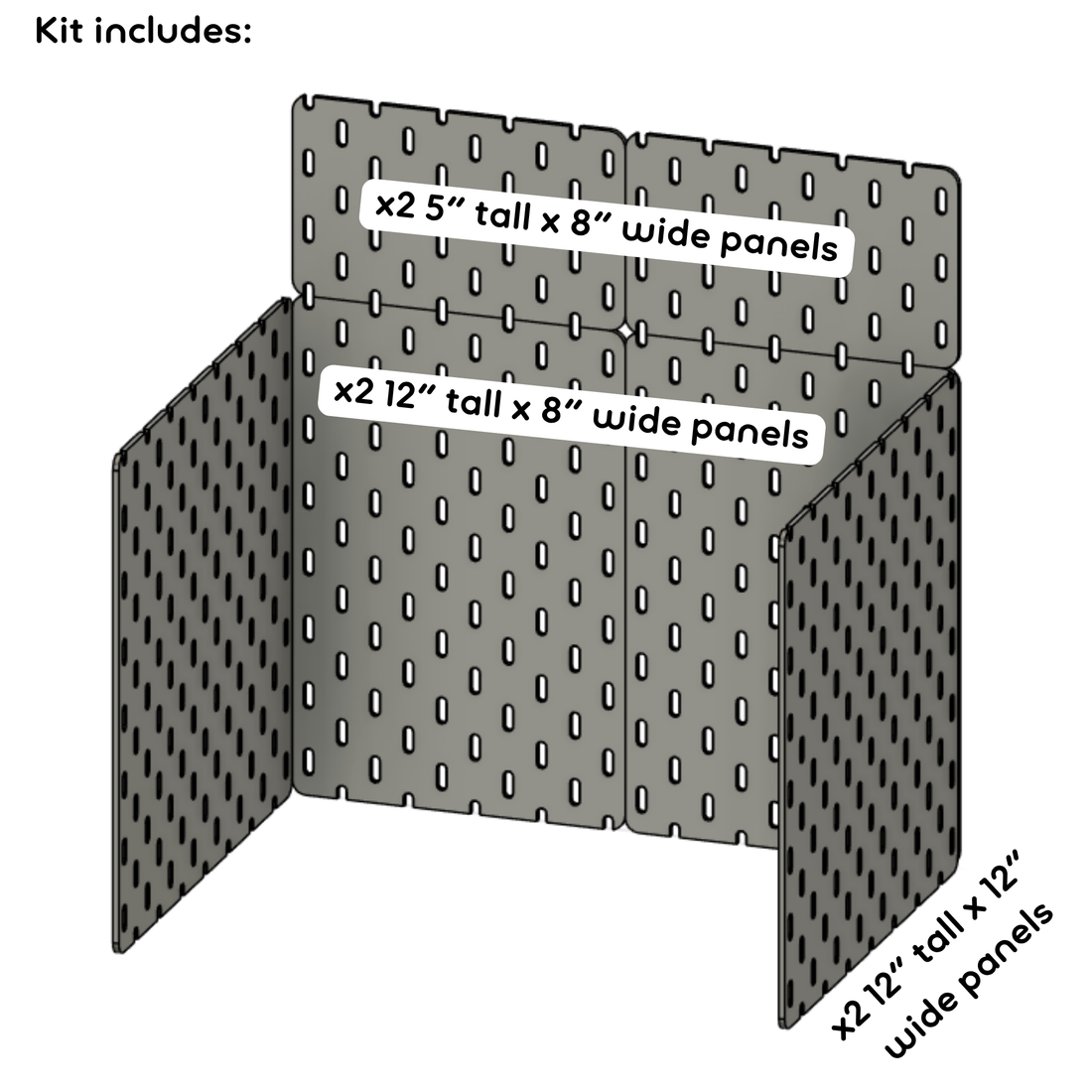 Makers Entry Shelf Pegboard Display Kit