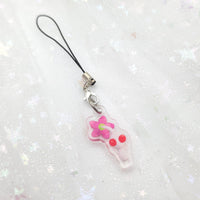 White Pikmin Phone Charm