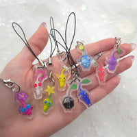 Blue Pikmin Phone Charm