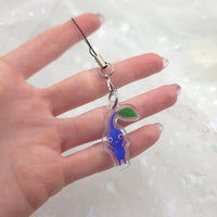 Blue Pikmin Phone Charm