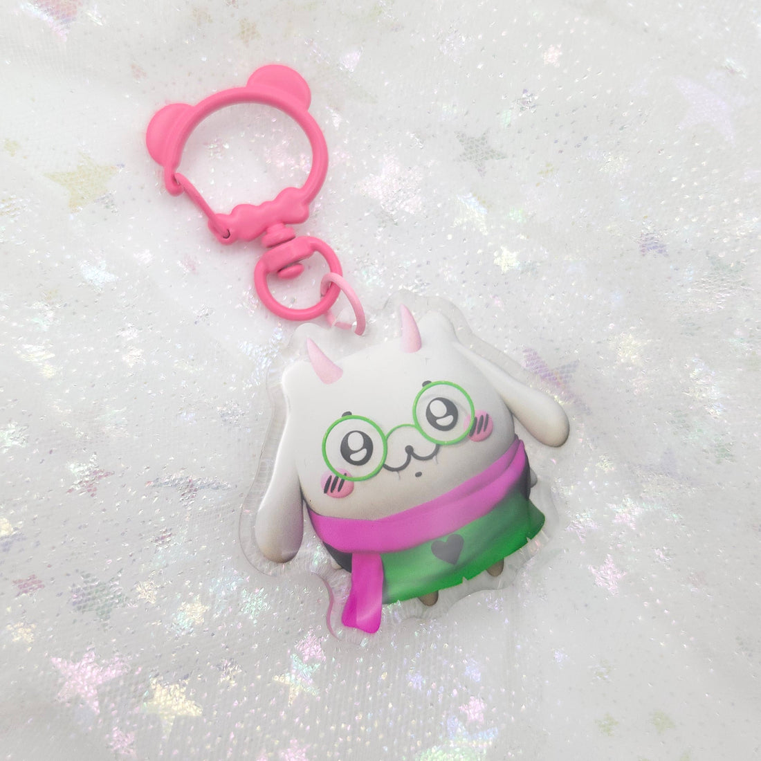 Ralsei Chii Acrylic Keychain