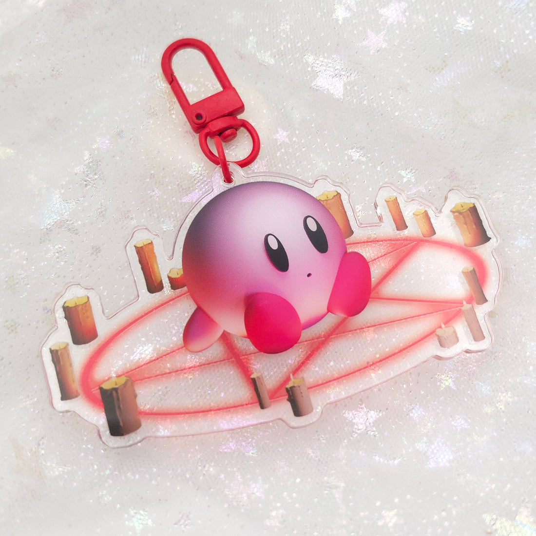 Kirby Seance Acrylic Keychain