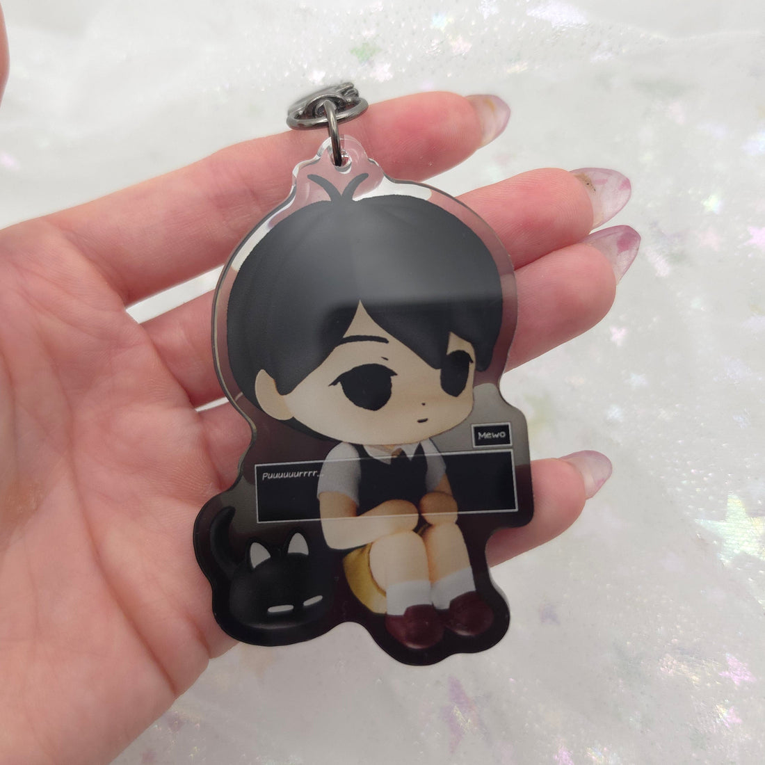 Omori // Sunny + Mewo Acrylic Keychain
