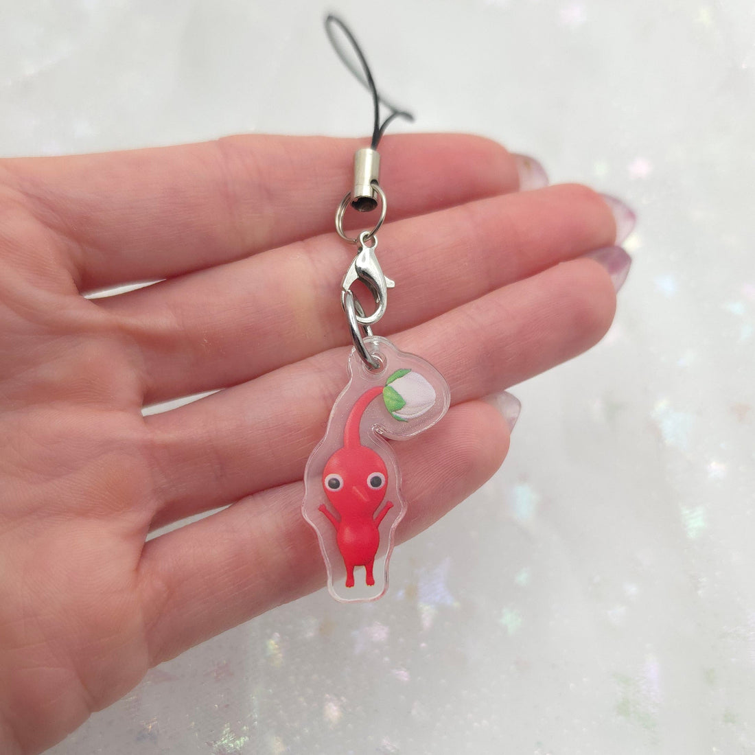 Red Pikmin Phone Charm