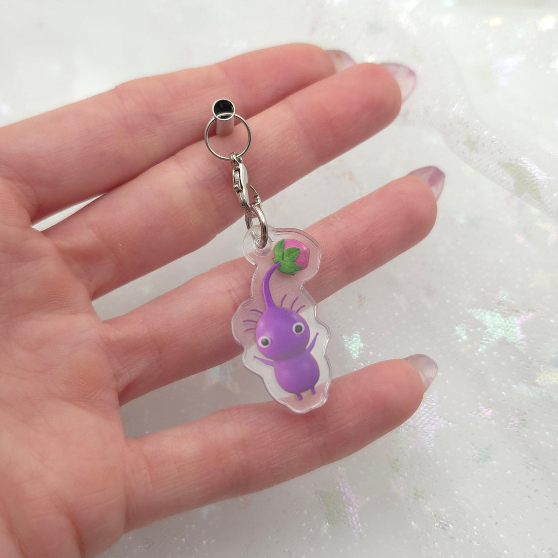Purple Pikmin Phone Charm