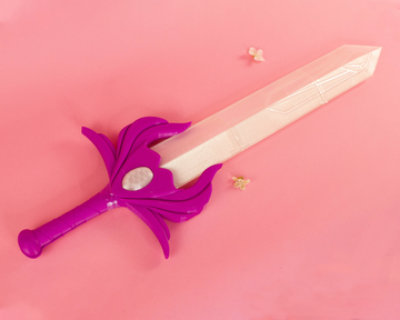 She Ra's Sword of Protection LED Edition - 3 ft long 3D Printed Cosplay Kit - Porzellan Props