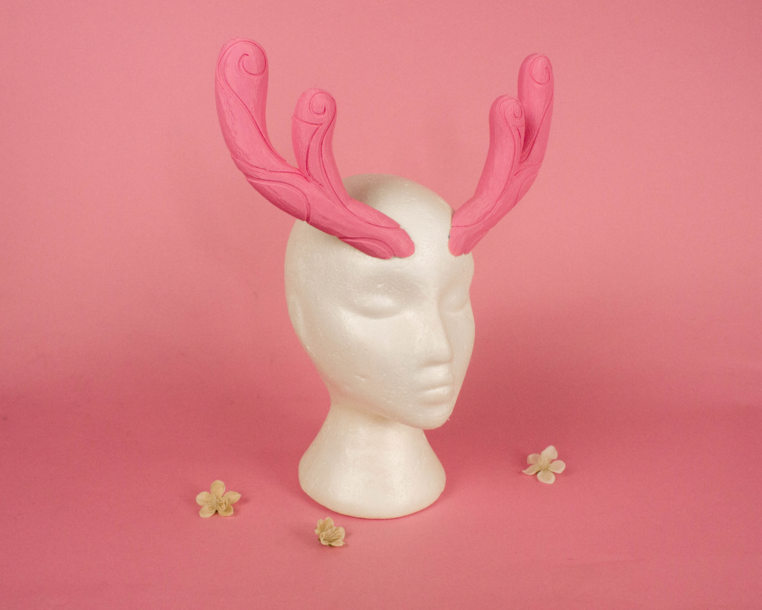 League of Legends LoL Spirit Blossom Lillia Cosplay Antlers 3D Model STL Files - Porzellan Props