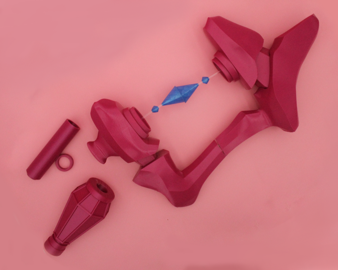 Mushuko Tensei Jobless Reincarnation Roxy Migurdia Staff 3D Printed Cosplay Prop Kit