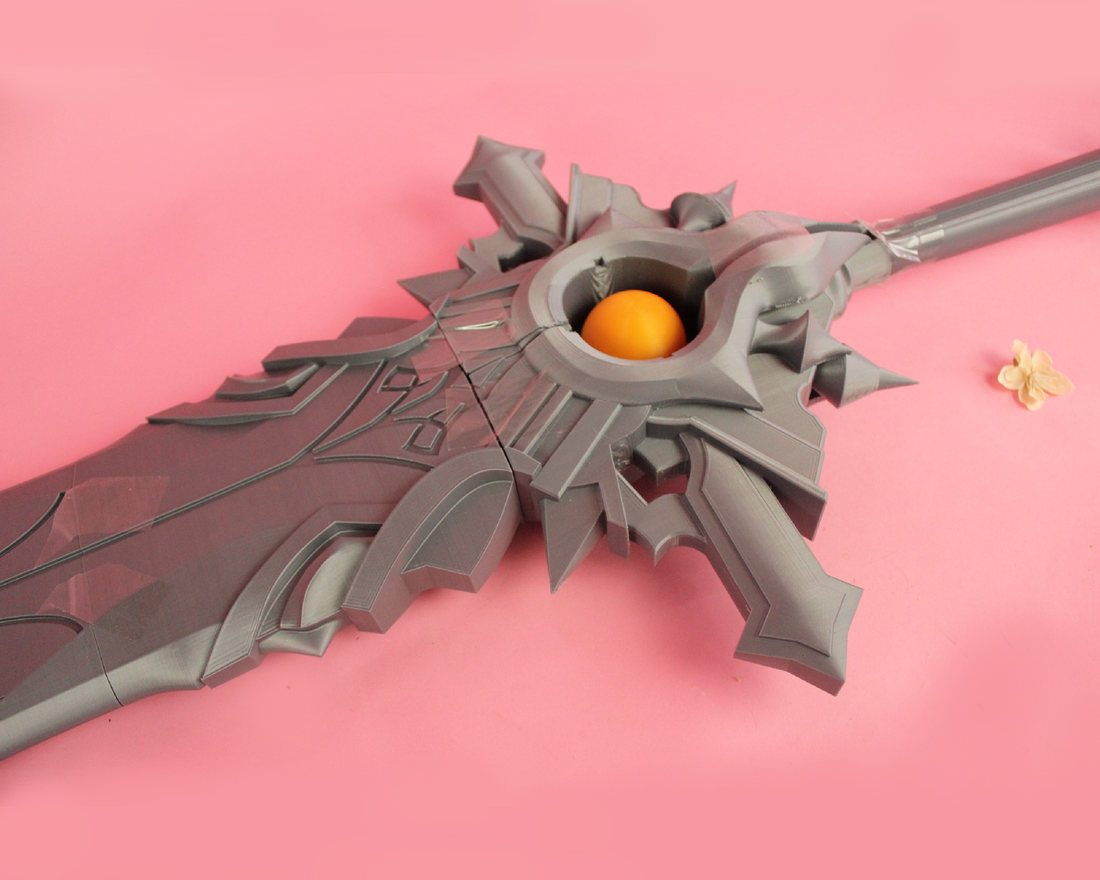 Genshin Impact Wolf's Gravestone Cosplay Sword 3D Printed Cosplay Kit