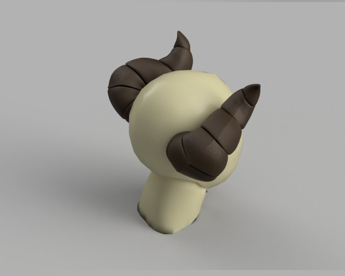 Narmaya Granblue Fantasy Cosplay Horns 3D Model STL File - Porzellan Props