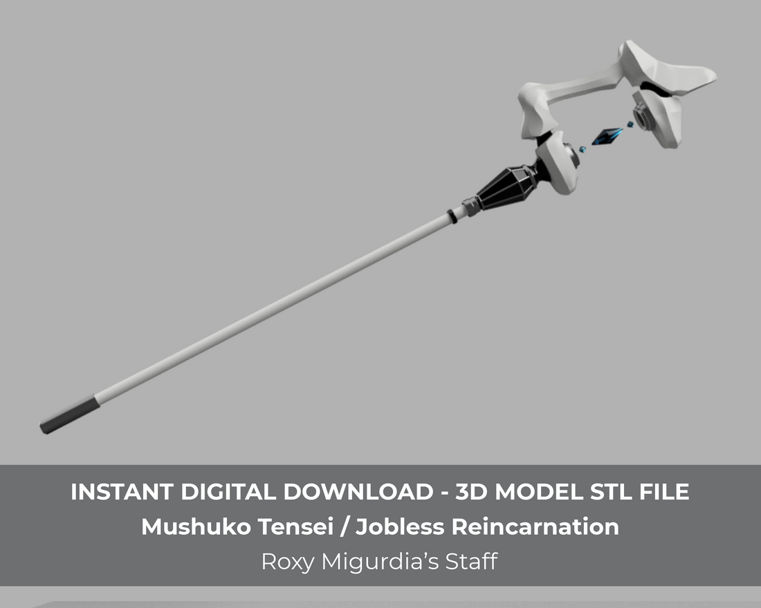 Mushuko Tensei Jobless Reincarnation Roxy Migurdia Staff 3D Model STL File